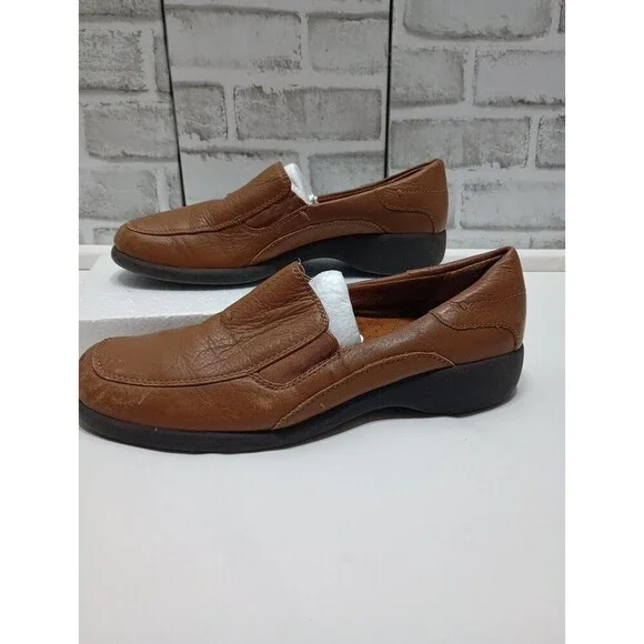 Nicole Natural Tan Leather Loafer  Flats Womens - Size 8.5 M - Picture 5 of 10